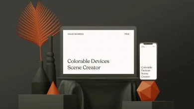 Apple Devices (Clay-Style) Mockup Set | Mockup Free PSD Apple Devices (Clay-Style) Mockup Set