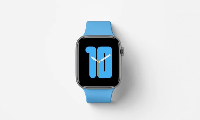 Apple Watch Series 5 Top View Mockup Download | Mockup Free PSD Apple Watch Series 5 Top View Mockup