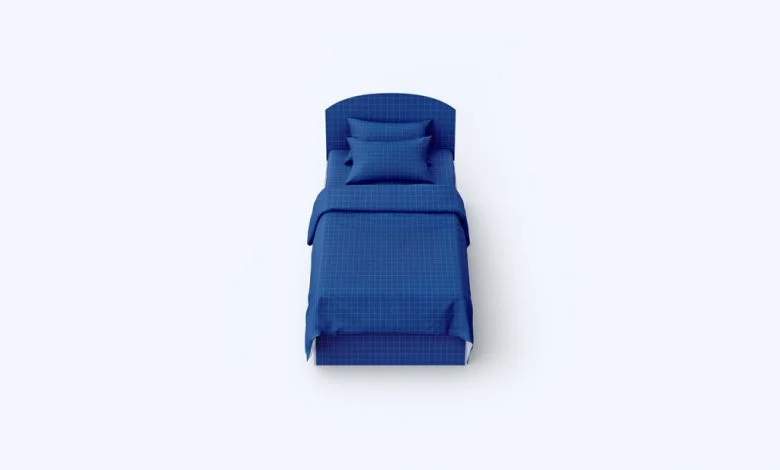 Bed Mockup Download | Mockup Free PSD Bed Mockup