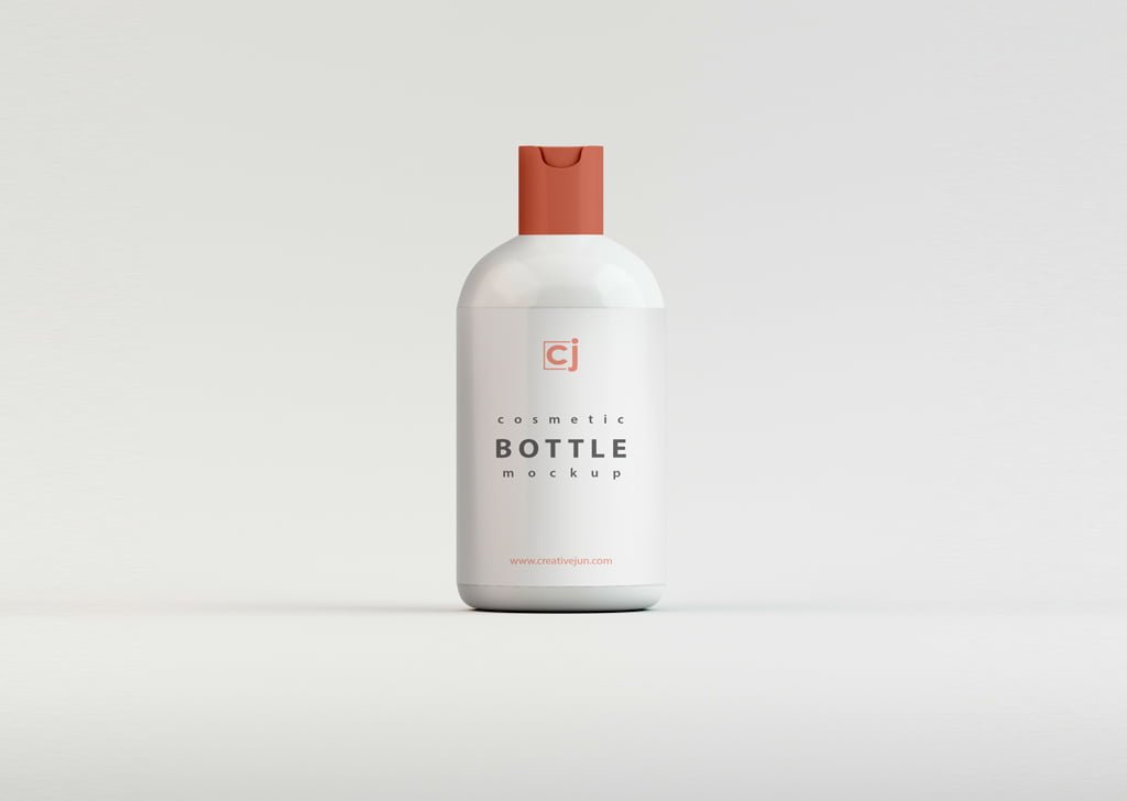 Cosmetic Bottle Mockup