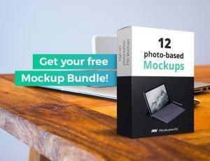 Download the free Mockup World Bundle!