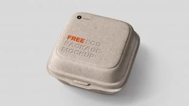 Photo of Eco Food Packaging Mockup Download