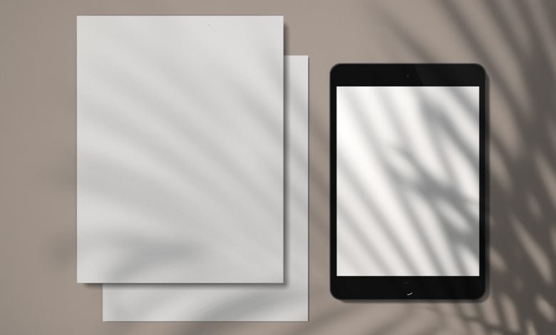Letterhead and iPad Mockup