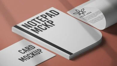 Photo of Notepad Mockup Download