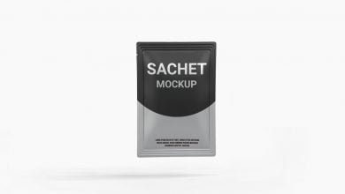 Pouch Sachet Mockup