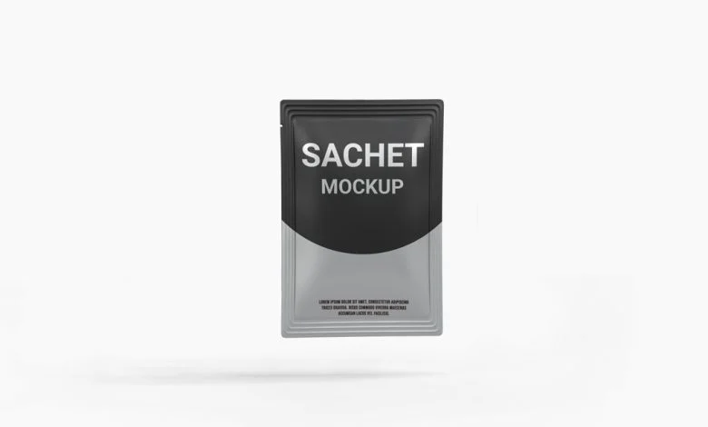 Pouch Sachet Mockup