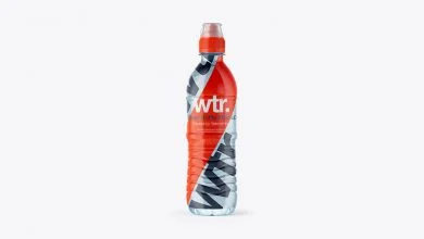 Sports Water Bottle Mockup