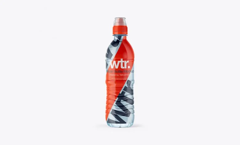 Sports Water Bottle Mockup