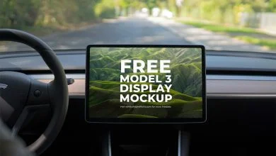 Photo of Tesla Model 3 Display Mockups Download