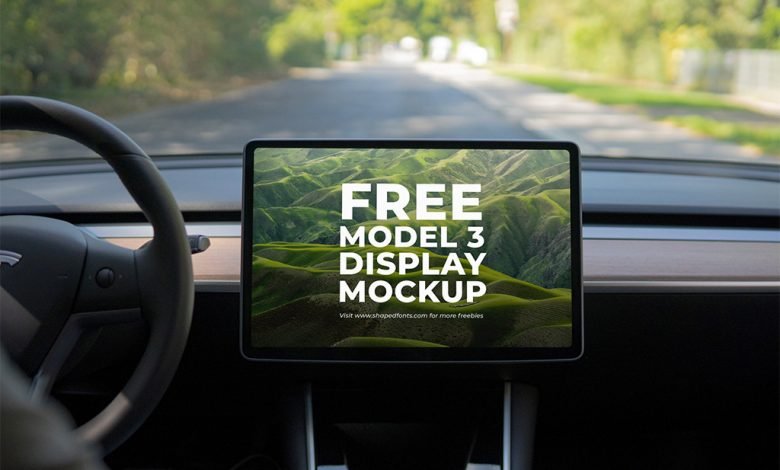 Tesla Model 3 Display Mockups