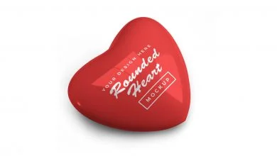 Valentine Heart Mockup