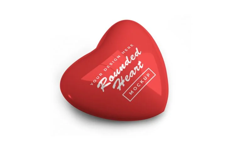 Valentine Heart Mockup