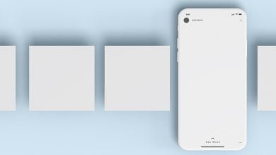 Photo of iPhone with extra Screens Mockup Download