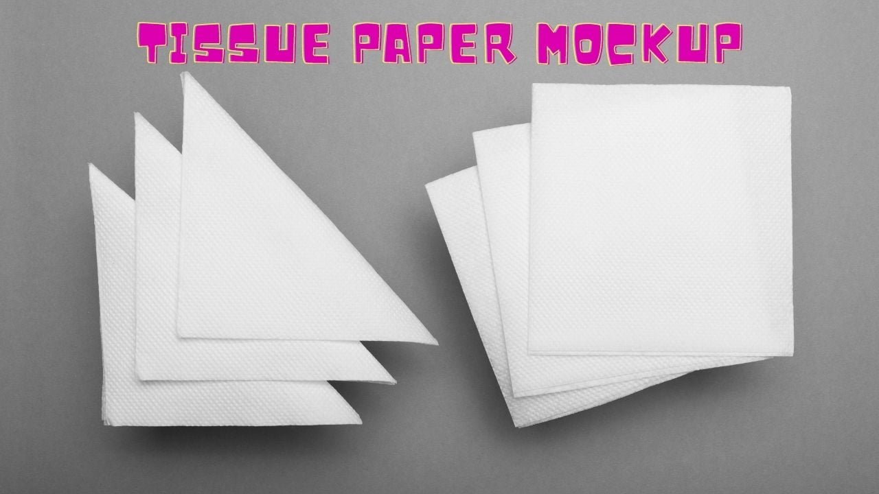 tissue paper mockup