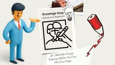 Sketch Ideas Easy for Beginning Sketchers Can Draw | Mockup Free PSD Sketch Ideas Easy for Beginning Sketchers Can Draw