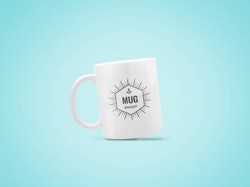 Minimalistic Mug Mockup - Free PSD