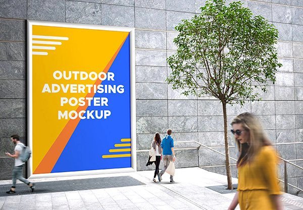 Outdoor Advertising Poster
