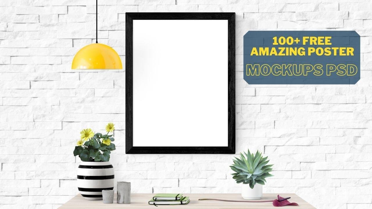 Free Poster Mockups PSD