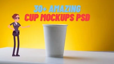 Cup Mockups PSD