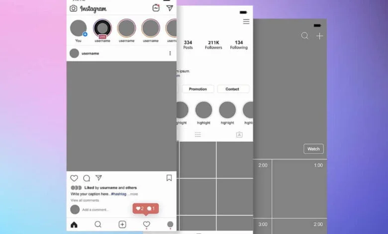 insagram mockup - 1 | Mockup Free PSD free insagram mockup